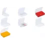 Caja de almacenamiento allit EuroPlus Basic 18/9 amarilla transparente, resistente a impactos, modelo 457195