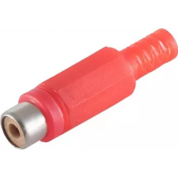 Conector de cable RCA Rojo ShiverPeaks BS51500-R
