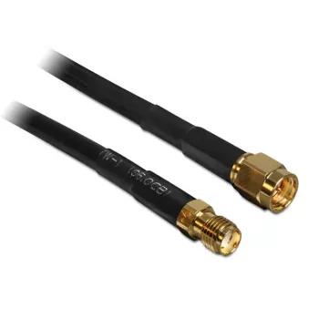 Cable coaxial DeLOCK CFD200 2m SMA m/h negro