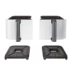 Freidora de aire Ninja AF400EU Double 9,5 L 2470 W blanca, controles giratorios y táctiles