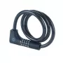 Cable para bicicleta con cerradura de combinación y llave – YCC0/12/100/2 negro
