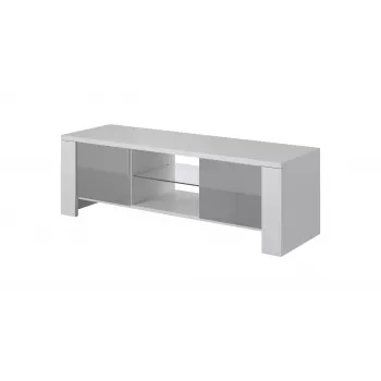 Soporte de TV Cama WEST 42/130/42 blanco/gris brillante