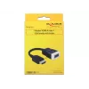 Delock 65587 adaptador HDMI-A macho a VGA (D-Sub 15) hembra con audio, negro/blanco