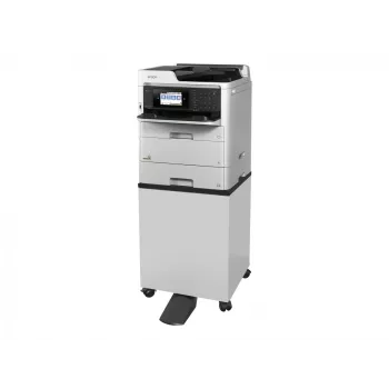 Soporte de suelo para impresora Epson 7112285 — soporte de suelo para impresoras Epson WorkForce Pro, negro o blanco