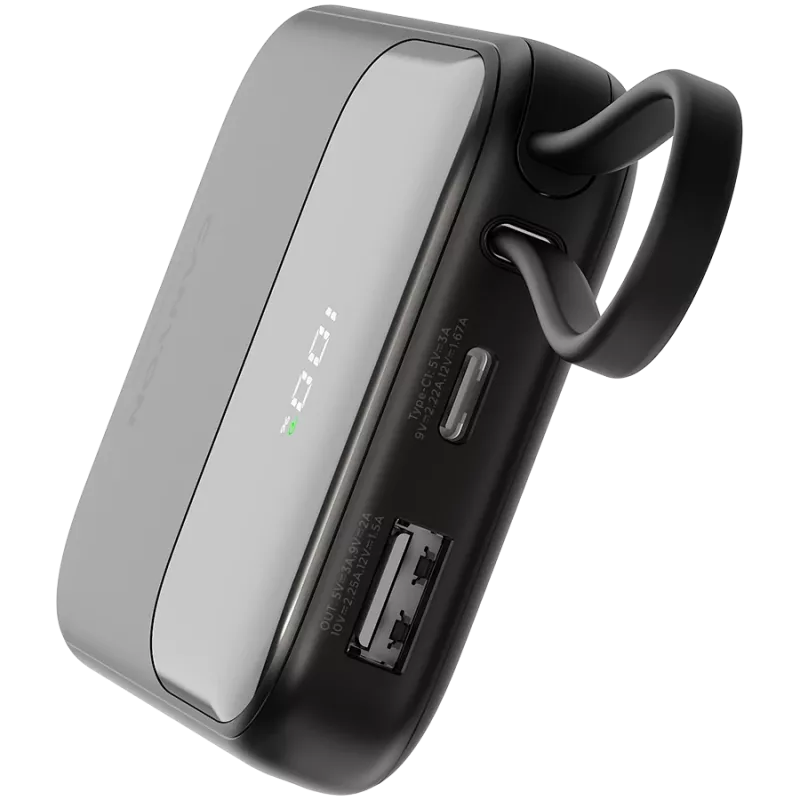 OnPower 101 con cable integrado 10000 mAh PD22.5W negro