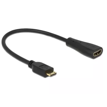 Cable HDMI DeLOCK 0,23 m Mini-HDMI/HDMI
