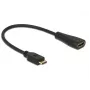 Cable HDMI DeLOCK 0,23 m Mini-HDMI/HDMI