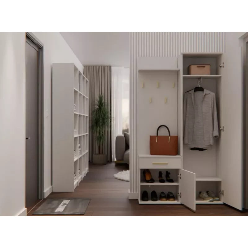Módulo superior de recibidor e shop GARDEROBA DUO KASZMIR — módulo de armario modular