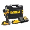 Atornillador de impacto 18v 3 velocidades; 208nm; maletín; 2x2ah
