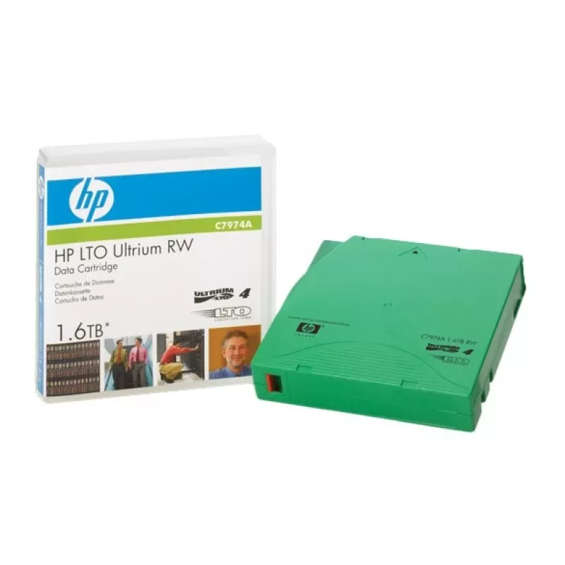 Cartucho de datos de lectura/escritura HPE LTO4 Ultrium 1,6 TB cinta de datos vacía 800 GB LTO 0,496 (1,26 cm)