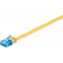 Cable de red Goobay RJ-45 CAT6a 0,5 m amarillo