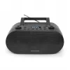 Muse | Radio portátil con Bluetooth y conexión USB | M-35 BT | Entrada AUX | Negro