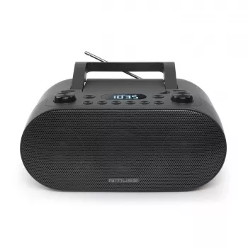 Muse | Radio portátil con Bluetooth y conexión USB | M-35 BT | Entrada AUX | Negro