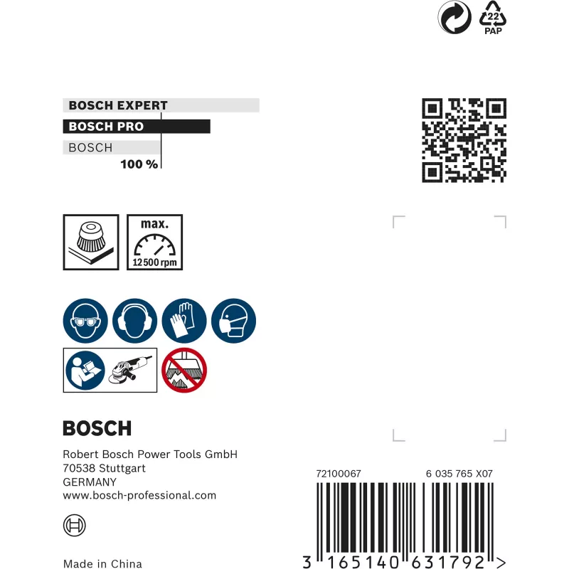 Cepillo de vaso Bosch 2 608 622 099