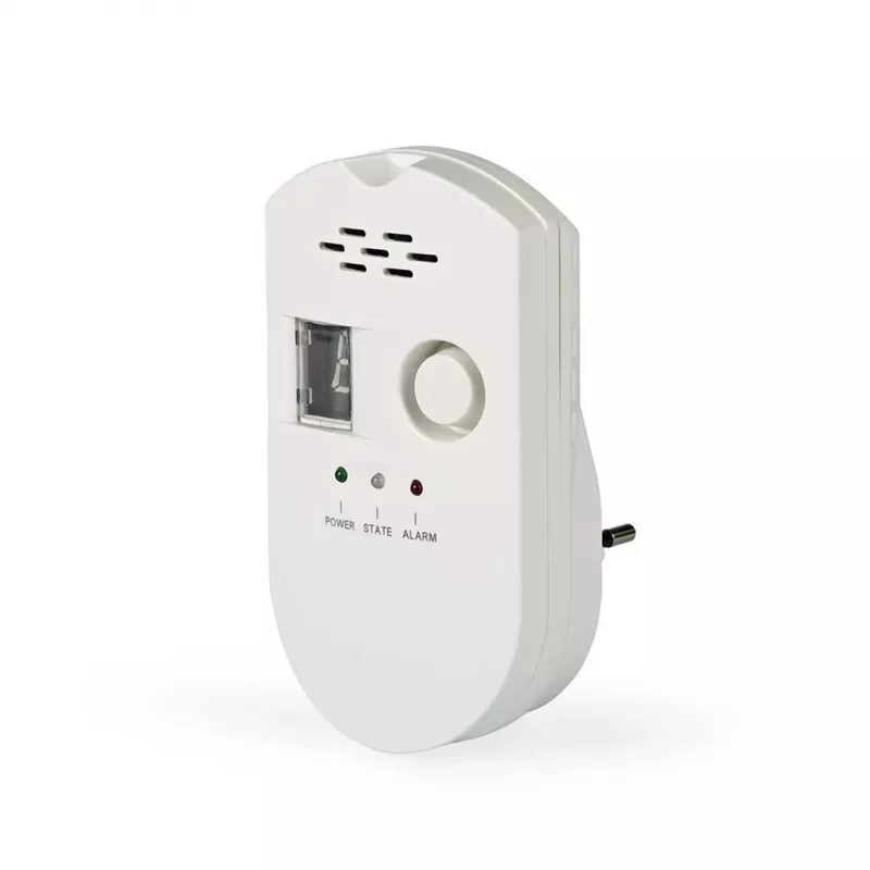 Nedis DTCTG10CWT Detector de gas LPG, gas natural