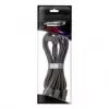 Cable ModMesh con funda 12V 2x6 a 3x 8 pines, CableMod StealthSense (negro), variante A