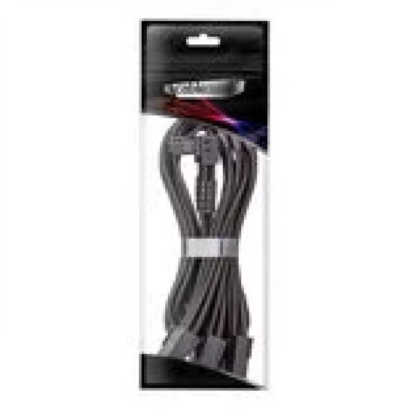 Cable ModMesh con funda 12V 2x6 a 3x 8 pines, CableMod StealthSense (negro), variante A