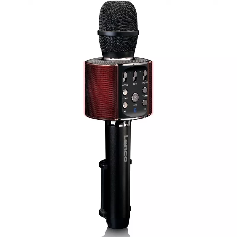 LENCO BMC-090 micrófono de karaoke, negro