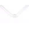 Alphacool ROH1020312 HardTube 16/11 mm tubo de vidrio de borosilicato, ángulo de 90°, 20/40 cm, transparente