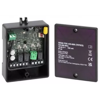 Mando/receptor de radio FAAC XR2N FDS 433-868 2 canales universal (787023)
