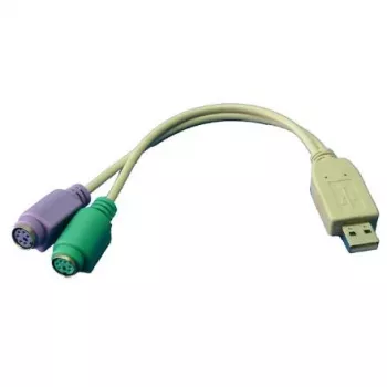 Adaptador LogiLink USB - 2x PS/2 AU0004A