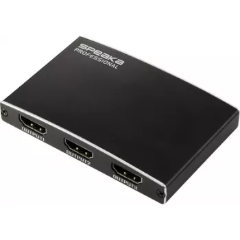 SpeaKa Professional SP-HDMIS-210 Divisor HDMI 3480 x 2160 píxeles Negro (SP-13803912)