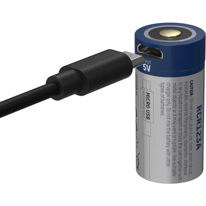 Batería Ansmann 16340 Li-Ion 850 mAh 3,6 V entrada micro-USB 1300-0015