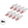 Conector de red ShiverPeaks 75011-8 Cat.6 conector RJ45 sin herramientas, 8P8C