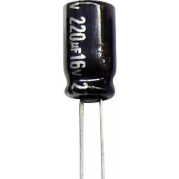 PANASONIC NHG-A 2,2M 63 - Condensador electrolítico, radial, 2,2 mF, 63 V, RM 7,5, 1000h, 105°C, 20% (ECA1JHG222)