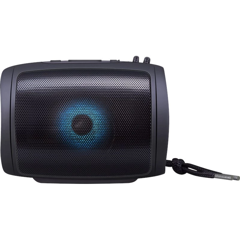DEFENDER Enjoy S200 65200 altavoz Bluetooth portátil, TWS, 5 W, luz LED, FM, microSD, batería de 10 h, negro