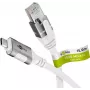 Cable de red Goobay 74181 USB-C RJ-45 Cat6 15 m blanco