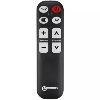 Mando a distancia universal Geemarc TV-5 letra grande con función de aprendizaje