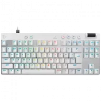 LOGITECH G PRO X TKL RAPID teclado gaming - BLANCO - US INT'L - USB - EMEA28i-935 - LINEAR
