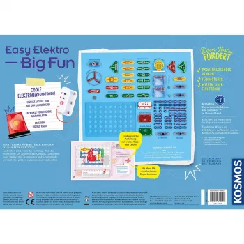 Kosmos Easy Elektro - Big Fun, kit de electrónica, electricidad, 8 años, multicolor