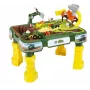 Mesa de arena y agua KLEIN Theo Klein 3948 — mesa de juego de exterior, verde/amarillo, para niños a partir de 1,5 años