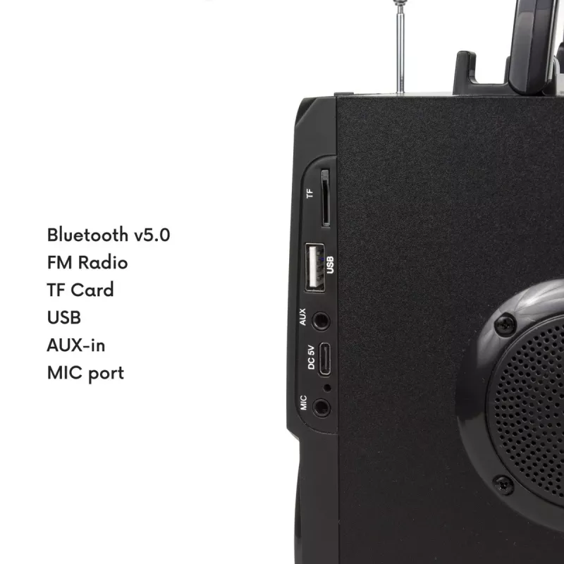 Altavoz Bluetooth Audiocore AC730, negro