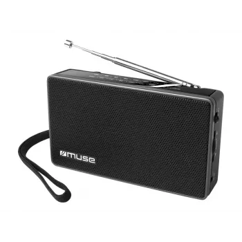 Muse | M-030R | radio de bolsillo de 2 bandas | negro