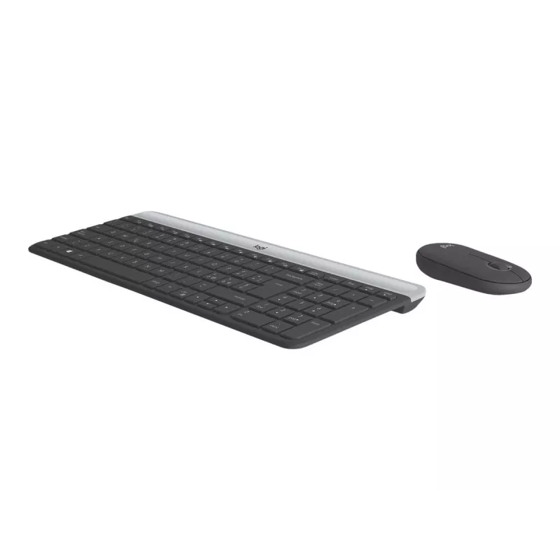 Conjunto de teclado y ratón Logitech MK470 Slim Combo
