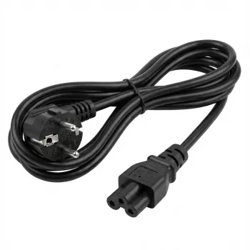 EFB-Elektronik cable de alimentación conector schuko 90° - C5 180°, negro, 3 m, 3 x 0,75 mm² Fabricante: EFB Elektronik (EK552.3V2)