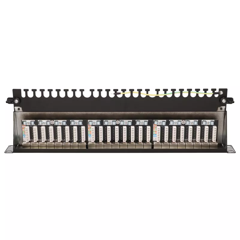 Patch panel - Extralink CAT6A STP, 24 puertos