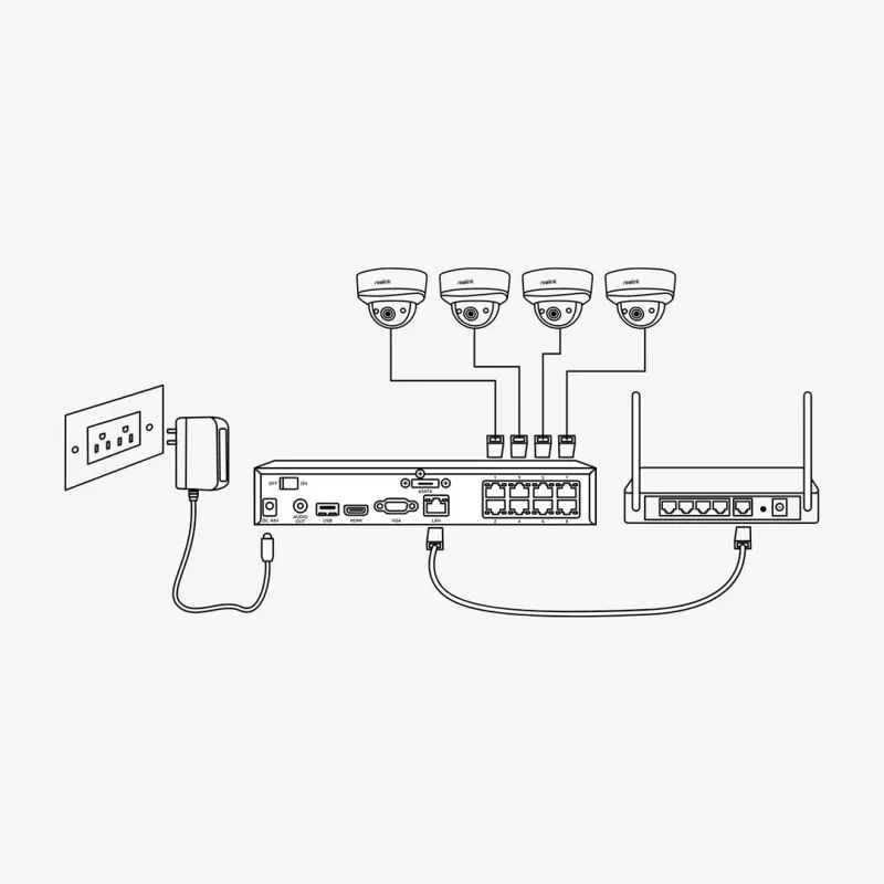 NVR Reolink NVS16 16 canales PoE