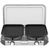 Cocina portátil con grill Campingaz 2213311, 2 zonas, 5,4 kg, 490×350 mm, negro/gris/plateado