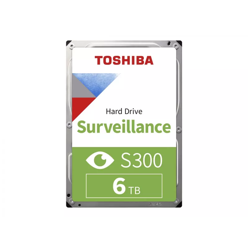 Toshiba S300 Surveillance disco duro interno 3.5 SATA 6GB/s – 6 TB, 5400 rpm