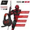 Auriculares gaming con micrófono Art Hero USB