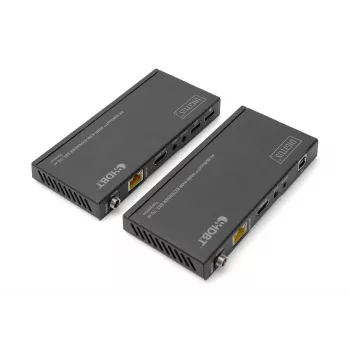 Set extensor KVM Digitus 4K HDBaseT HDMI 70 m por cable