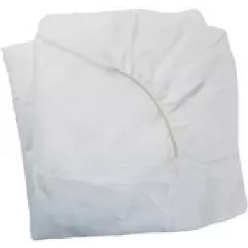 HYGOSTAR Protector de colchón, velo de PP, blanco, 5 uds.