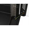 Armario rack LANBERG FF01-6222-12B 22U 600x1200 mm negro con puertas frontal y trasera de cristal