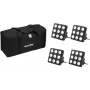 Set de paneles LED para fiestas EUROLITE 20000962 RGB UV — paneles LED multicolor con luz RGB y UV