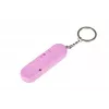 Alarma personal GUARD YC-001-PI 130 dB rosa dispositivo de seguridad compacto, pilas LR41, alcance 200 m