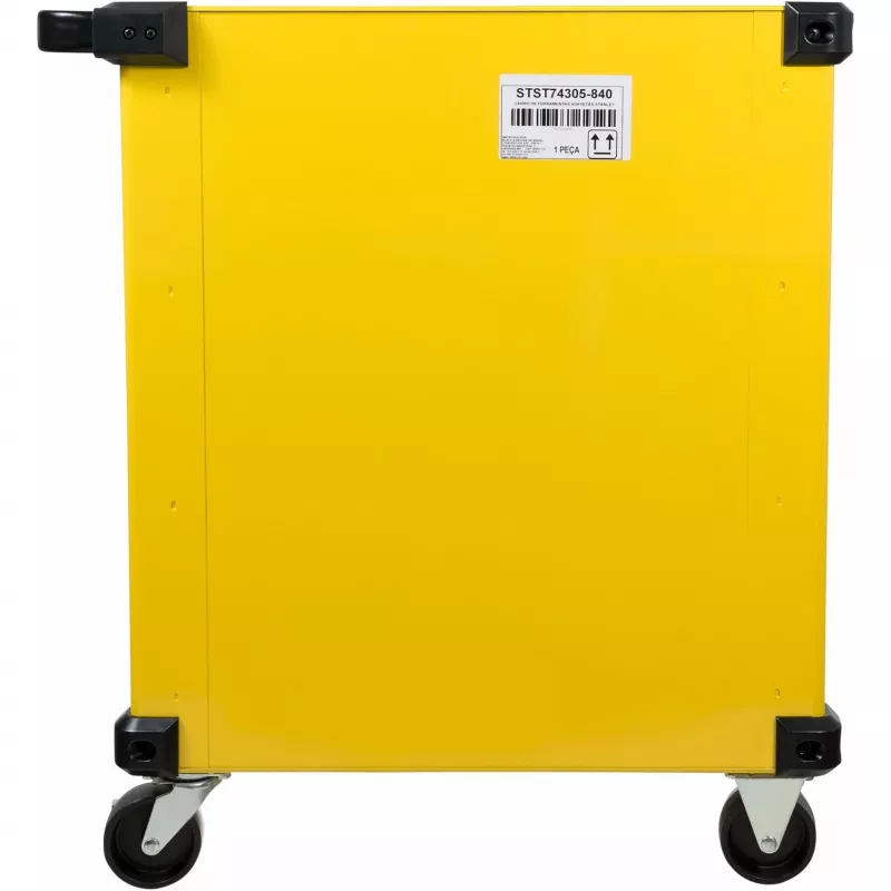 Carro de herramientas Stanley STST74305-1 con 5 cajones, amarillo/negro, 3 cajones planos + 2 altos